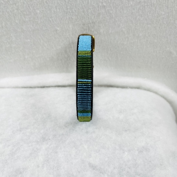 The Kenyon Collection Lagoon Beaded Leather Dog Lead and Collar NWOT - Picture 6 of 12